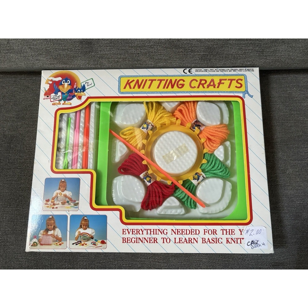 Vintage Knitting Craft Knitting Kit Complete Set NEW